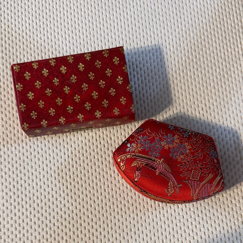 Bundle of 2 Small Jewelry Boxes